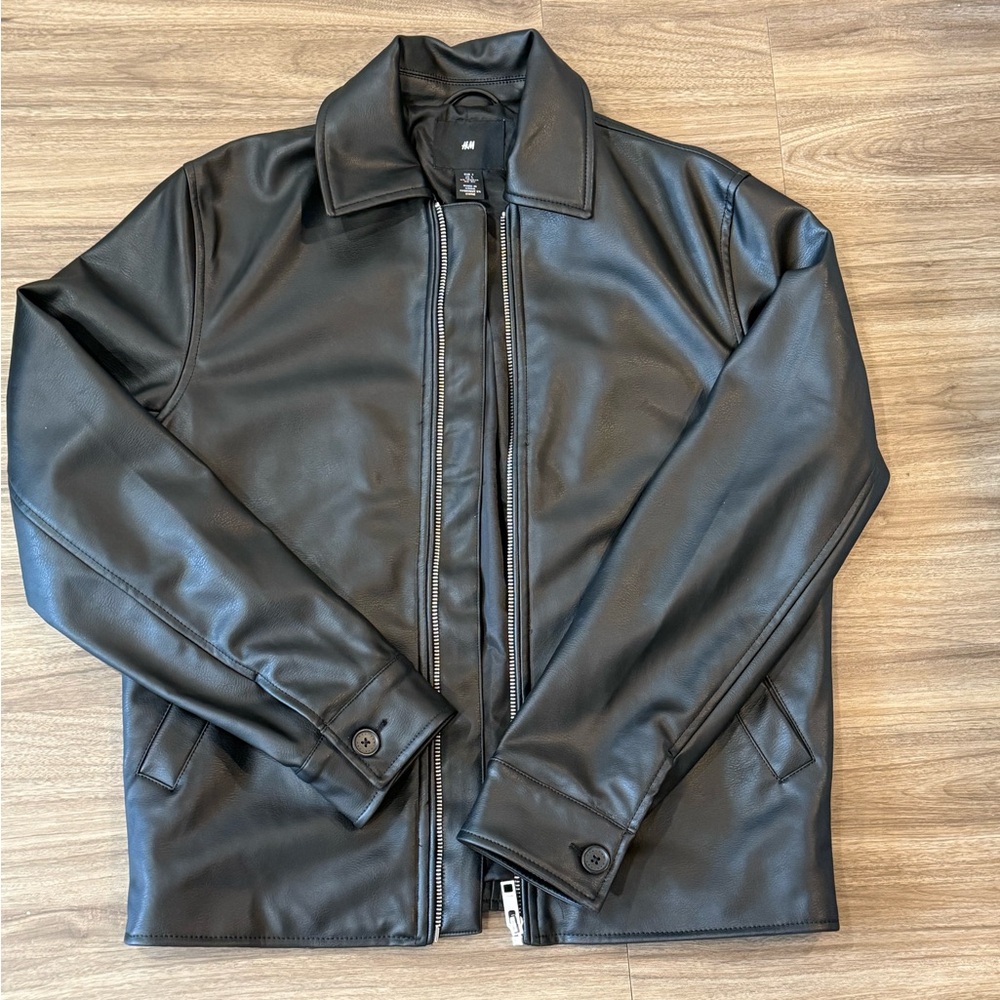 Zara Black Leather Jacket